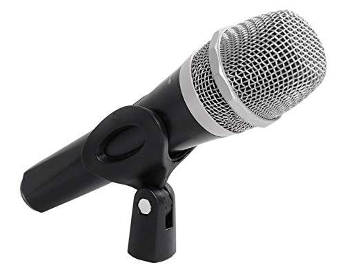 Rockville RMP-XLR Dynamic Cardioid Microphone with 10' XLR Cable, 3-Pack | Professional Wired Vocal Mic, On/Off Switch, Steel Mesh Grill, OFC Copper Cable, Includes Clip and Pouch, Studio and Stage