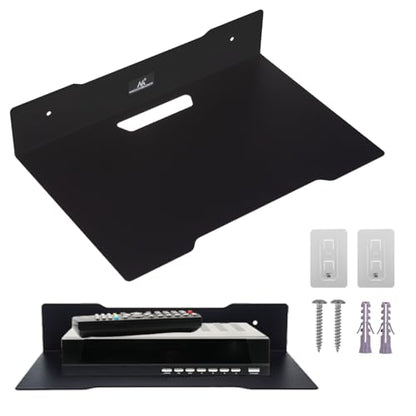 Maclean decoder wall shelf, single, max. 5kg, steel, MC-122