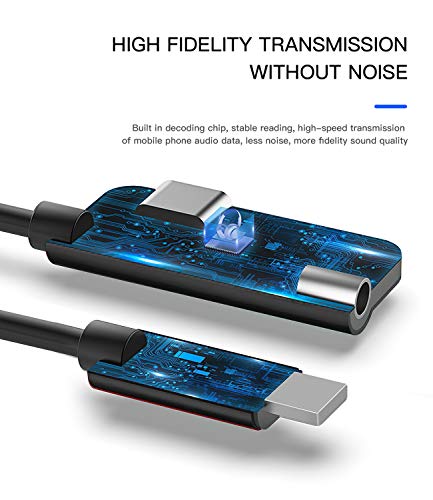 Lightning to 3.5mm Jack Dongle Splitter(2in1) for Apple MFI Certified for iPhone Aux Adapter Headphone Audio Cable Charger Cord for 7 8 Plus X Xr 14 13 12 11 Pro Max for iPad Charging Music Earphone