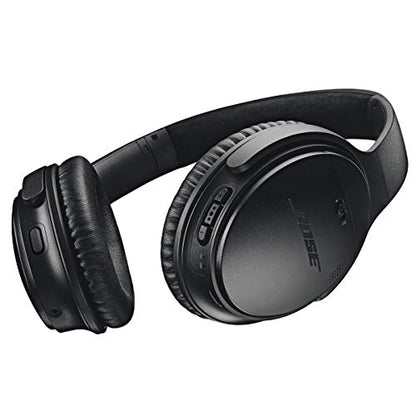 Bose QuietComfort 35 II Wireless Bluetooth Headphones, Noise-Cancelling, with Alexa Voice Control - Black - color: Black