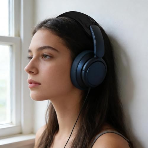 Adhiper Headphone Headband Cushion Cover for Anker Soundcore Space One, Q45, Life Q35 Q30, Q20, Q20i, Q11i, Q10 Headphones, 6mm Thick Soft Cover for Pressure Relief & Anti-Peeling, with Hanging Loop