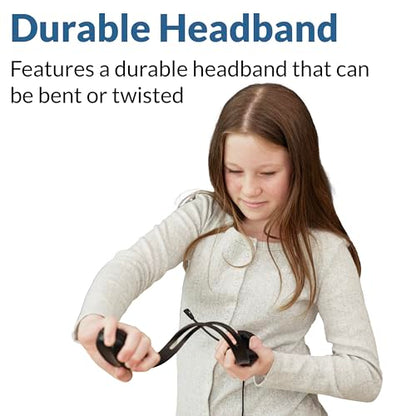 Cyber Acoustics AC-4014 USB-C Headset for PC, Mac, Tablets and Phones | Made with 60 Percent Recycled Plastic, Durable, Crisp, and Clear Communication, in K-12 Classrooms or Home - size: 1 Unit - USBC