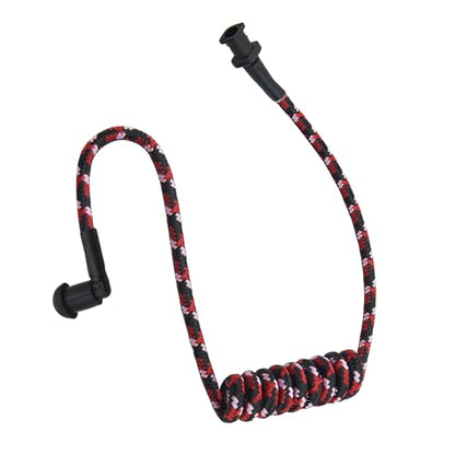 WODASEN Replacement Braided Nylon Fiber Acoustic Coil Tube Moisture Resistant Waterproof Color for Radio Earpiece (Red-Pink-Black-2) - color: Red-Pink-Black-2