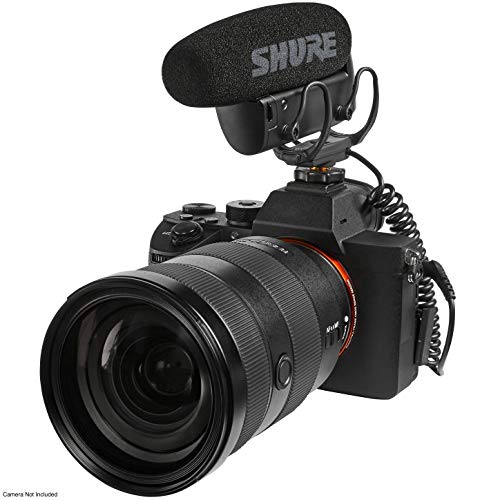 Shure VP83 LensHopper Camera-Mounted Condenser Shotgun Microphone for use with DSLR Cameras and HD Camcorders - Capture Detailed, High Definition Audio with Full Low-end Response - style: Standard