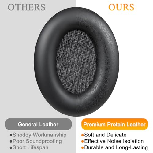 SOULWIT Earpads for Sony WH-1000XM3 - Black | for WH1000XM3(XM3) Headphones - color: Black
