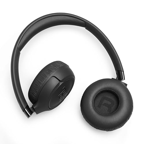 JBL Tune 680NC - Noise Cancelling Headphones - Black | Hi-Res JBL Pure Bass Sound plus Spatial Sound, Adaptive Noise Cancelling with Smart Ambient - color: Black