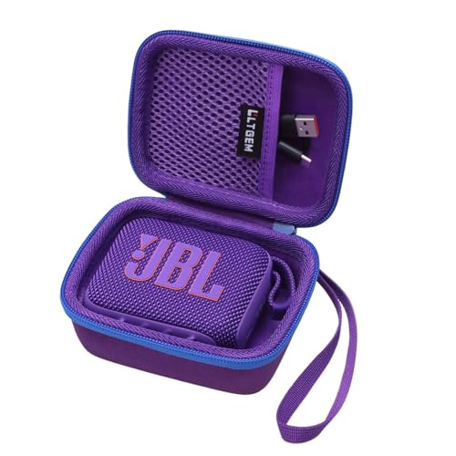 Case for JBL Go 4 /GO 5/Go 3 Ultra-Portable Waterproof Speaker Purple | Hard Carrying Travel Case for JBL Go 4 /GO 5/Go 3 Ultra-Portable Waterproof Speaker - color: Purple, size: JBL GO 4/5/3 Case