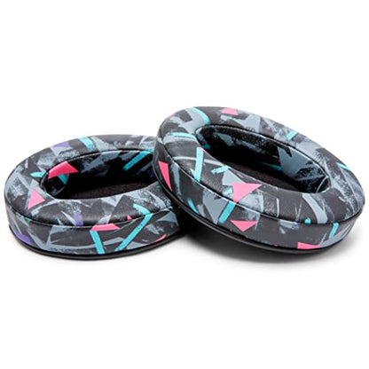 WC Wicked Cushions PadZ - Thick & Soft Ear Pads for ATH M50X / M40X / SteelSeries Arctis/HyperX Cloud & Alpha/Logitech G Pro X/Compatible with Over 50 Headphones | 90s Black - color: 90s Black