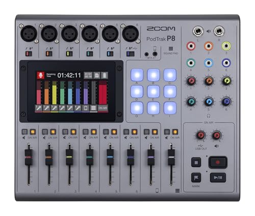 Zoom PodTrak P8 Mixer and Recorder