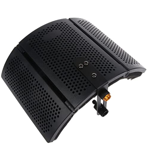 Microphone Isolation Shield Broadcast Noise Reduction Equipment Studio Acoustic Soundproofing Panels Wedges Soundproof Microphone Windscreen Foam Cover