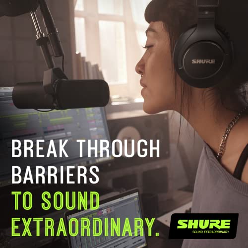Shure SM7B Dynamic Vocal Microphone for Podcasting & Streaming | XLR studio dynamic mic for broadcast, podcast, recording, gaming and streaming; smooth warm vocals, rugged build - style: SM7B