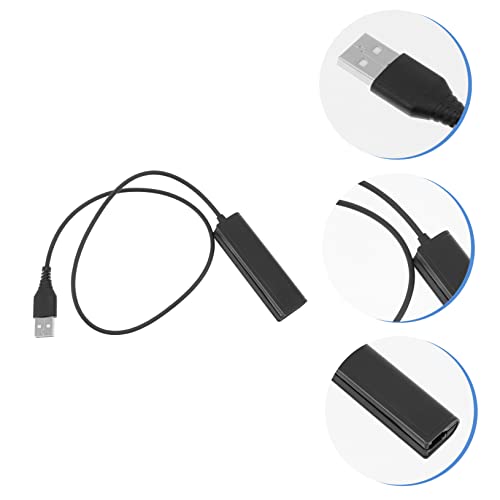 SECFOU 3pcs Female Headset Jack to Male USB Adapter Cable for Laptop and Telephone Headsets to USB Devices Lightweight and Portable Converter for and Online Conferencing