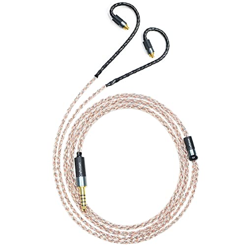 5N OFC Copper+Graphene Mixed Braid Earphone/in-Ear Replacement Cable 2.5mm/4.4mm/3.5mm for AKG N30 N40 N5005 (3.5mm Plug) - color: 3.5mm Plug