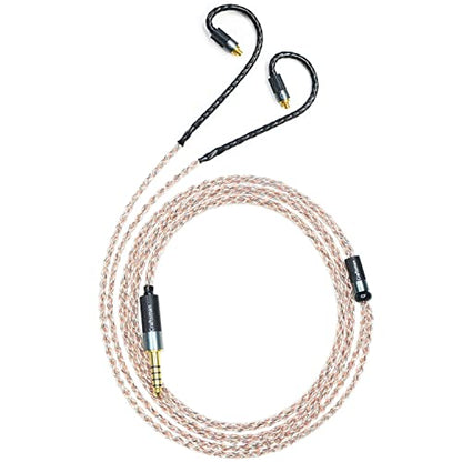 5N OFC Copper+Graphene Mixed Braid Earphone/in-Ear Replacement Cable 2.5mm/4.4mm/3.5mm for AKG N30 N40 N5005 (3.5mm Plug) - color: 3.5mm Plug