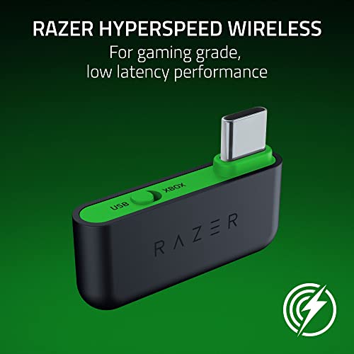 Razer Kaira HyperSpeed Wireless Gaming Headset for Xbox Series X|S, Xbox One, PC: TriForce 50mm Drivers - HyperClear Cardioid Mic - Low Latency Bluetooth - Up to 30 Hour Battery Life - Black - color: Black, style: Kaira HyperSpeed