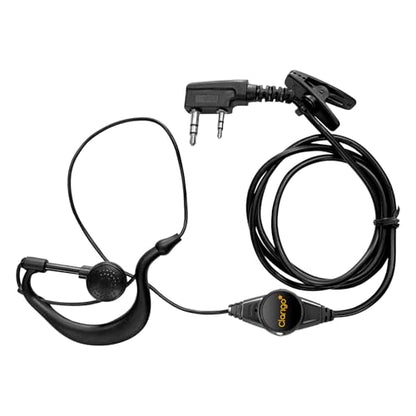 5 Pack Walkie Talkie Earpiece with Mic Two Way Radio Earpiece 2 Pin Microphone Headset for Walkie Talkies Radio Compatible with ‎Retevis Baofeng Arcshell Kenwood Etc - color: KTXL-1