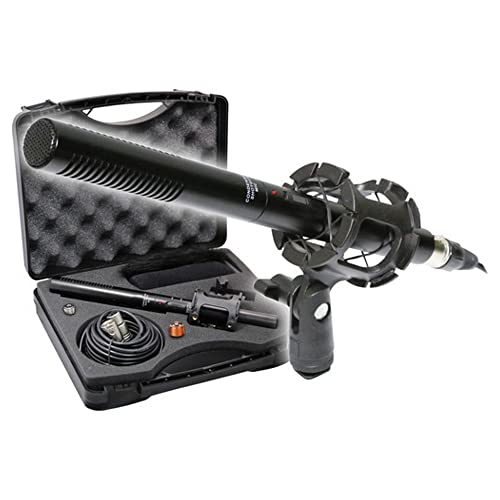 Canon EOS C300 Mark II Camcorder External Microphone Vidpro XM-55 13-Piece Professional Video & Broadcast Unidirectional Condenser Microphone Kit