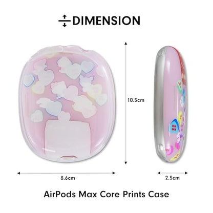 Sonix x Sanrio Protective Case for AirPods Max Headphones - Stylish TPU Hard Shell Ear Cup Covers | Hello Kitty and Friends x Sweethearts Candies - color: Sanrio x Sweethearts
