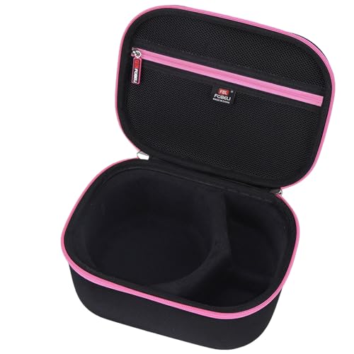 FBLFOBELI Hard Case for Walker's Razor Slim/Howard Leight Shooting Ear Protection Electronic Shooting Muffs Earmuff - color: Rose Red