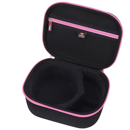 FBLFOBELI Hard Case for Walker's Razor Slim/Howard Leight Shooting Ear Protection Electronic Shooting Muffs Earmuff - color: Rose Red