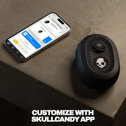 Skullcandy Session 540 Portable Lightweight Bluetooth Speaker - True Black | Waterproof, Dustproof, 17 Hours of Playtime, Built for Home, Outdoors, Party, Travel, Big Sound, iPhone Android Compatible - color: True Black