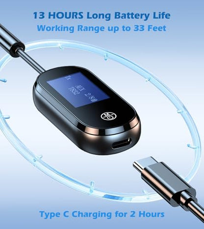 Bluetooth 5.3 Transmitter Receiver 2 in 1 with LCD Screen | Bluetooth Low Latency AUX Adapter for TV/Airplane/Car/Home Stereo, Bluetooth Audio Adapter for Headphones, Plug and Play - style: Single Link