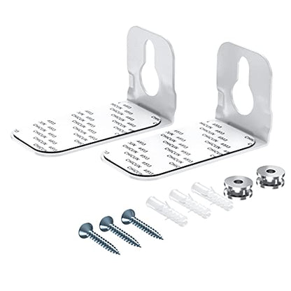 notiela Universal Soundbar Mount Wall Mount Shelf for Samsung, Onn, Sony, JBL, Vizio, Nakamichi, LG, Roku and Most of Sound Bars Mount Mounting Bracket Under TV, White - color: White, size: One Pack