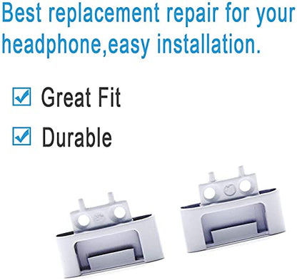 Adhiper Hinge Replacement for Solo3 Wireless Solo2 Wireless Headphone - color: White