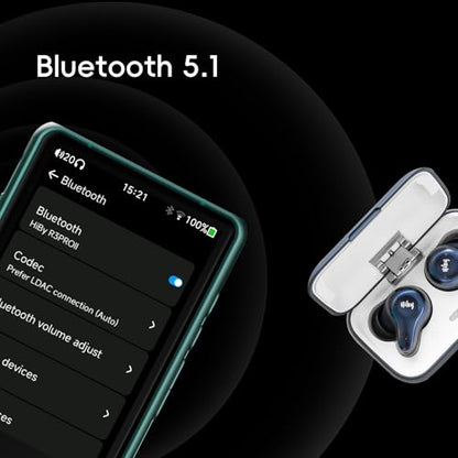 HiBy Music R3 Pro II Hi-Res Audio Player, Dual CS43198 DAC, 4×OPA1622 Amps, DSD256 MQA 8X, Bluetooth 5.1 WiFi Streaming, 3.5mm & 4.4mm Output, Touch Screen, 2TB Expansion - color: Silver