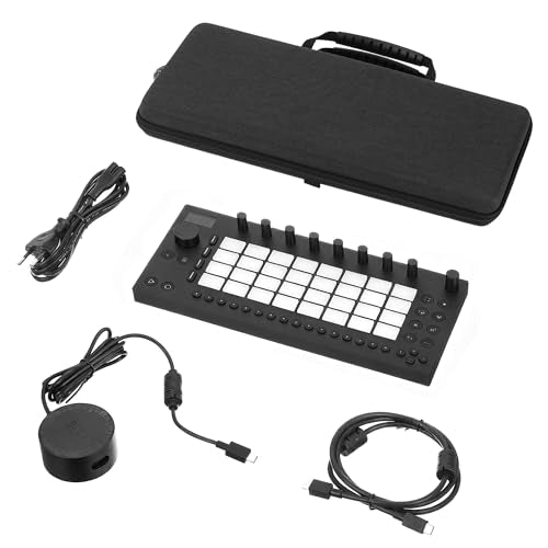 GEEKRIA Hard Shell Travel Case Compatible with Ableton Move, Audio Sampler Carrying Bag (Dark Gray)
