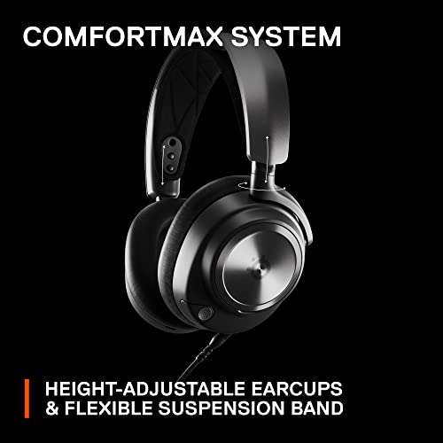 SteelSeries Arctis Nova Pro Multi-System Gaming Headset - Premium Hi-Fi Drivers, Hi-Res Audio - 360° Spatial Audio - GameDAC Gen 2 - ESS Sabre Quad-DAC - Stealth Retractable Mic - PC, PS5, PS4, Switch - style: Nova Pro PC | PlayStation