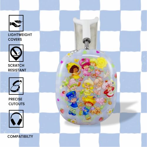 Sonix x Strawberry Shortcake Protective Case for AirPods Max 2 & 1 (Purrfect Pets Blue) - color: Strawberry Shortcake Purrfect Pets Blue