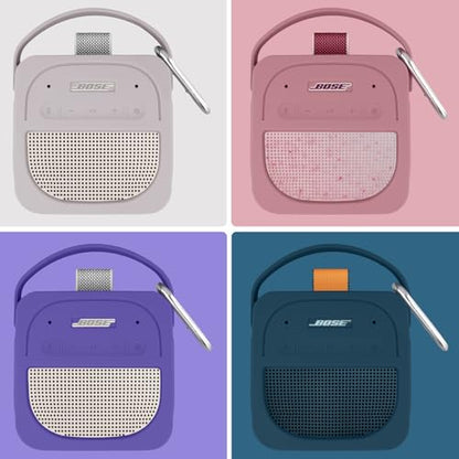 Silicone Cover for Bose SoundLink Micro 2nd Bluetooth Speaker | Scratch-resistant, Unhindered Sound, Silicone Construction, Portable Carrying Silicone Cover, Pink Silicone Cover - color: Pink Cover