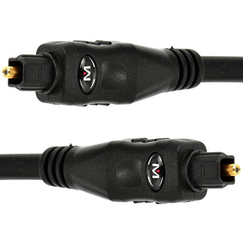 Mediabridge Toslink Cable (10 Feet) - Optical Digital Audio Cable - size: 10 Feet