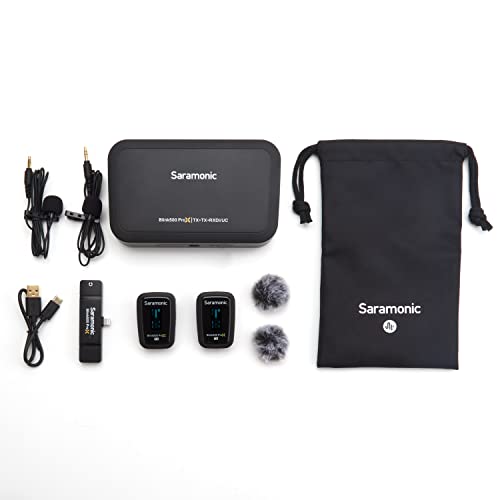 Saramonic Blink 500 Pro X B4 2-Person Wireless Mic System with Lavaliers & Lightning Receiver for iPhone & iPad with Lighting