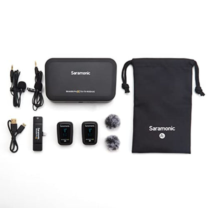 Saramonic Blink 500 Pro X B4 2-Person Wireless Mic System with Lavaliers & Lightning Receiver for iPhone & iPad with Lighting