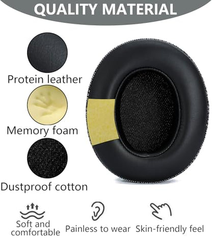 Replacement Ear Pads Compatible with Beats Studio 3.0 Wireless Black - color: Black + Woven