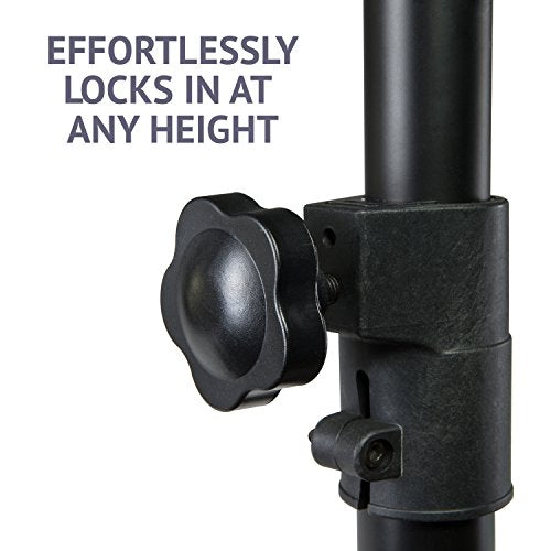 LyxPro Professional Microphone Stand Heavy Duty 90” Studio Overhead Boom Stand with Rolling Caster Wheels, 87” Extra Long Telescoping Arm Mount, Foldable Tripod Legs & Adjustable Counterweight - size: Mobile with Caster Wheels