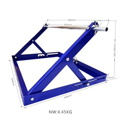Cable Reel Drum Roller Holder Wire Dispenser Cable Rack Fold Spool Holder Dispenser FOLD CABLE DRUM JACK BLUE - color: Blue Cable Drum Jack
