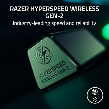 Razer BlackShark V3 Pro Wireless ANC Xbox Gaming Headset, White | Full Band Mic, 50mm Drivers, 2.4 GHz, Bluetooth, USB, 3.5mm, Works with PC, Mac, PS5, Nintendo Switch, 70 Hr Battery - color: White, style: Xbox
