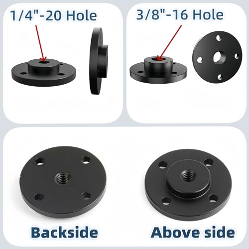 데스크탑 마이크 플랜지 마운트 1/4-20, 3/8-16, 5/8-27 테이블 마운트 - size: 2