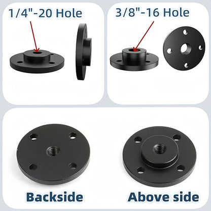 데스크탑 마이크 플랜지 마운트 1/4-20, 3/8-16, 5/8-27 테이블 마운트 - size: 2