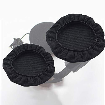 Tvoip 2pairs/4pcs Universal Stretchable Headphone Cover Washable Ear Cup Covers Fabric Headset Ear Pad Cover On-Ear Headphones Earpads (2.36"-3.15"(6-8.5cm)) - size: 2.36"-3.15"(6-8.5cm)