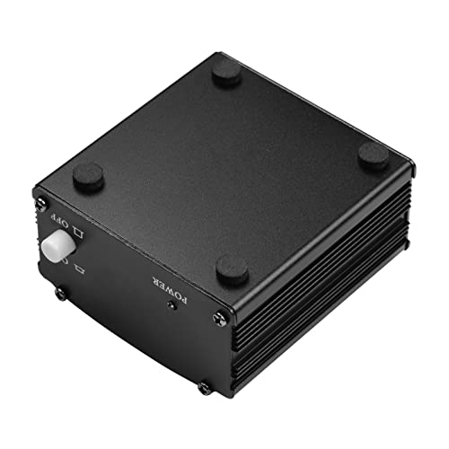 Phantom Power Ultra-Compact Microphone +48V Phantom Power Supply with XLR Input & Output for Condenser Microphone Studio Music Recording