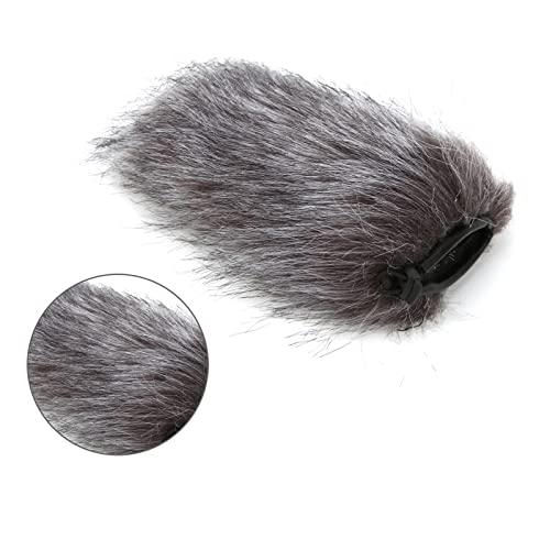 Mic Windscreen, Outdoor Wind Cover, Professional Noise Reduction Universal Fit for Video Recording Mics, Camera Microphones