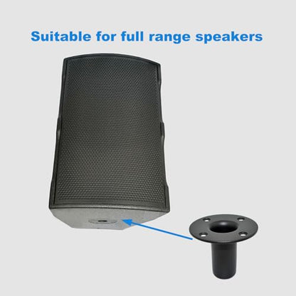 Speaker Stand Top Hat, 4.13"x3.29", All Metal, 2 Packs