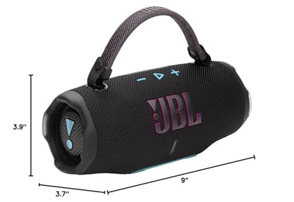 JBL Charge 6 - Portable Waterproof & Drop-Proof Bluetooth Speaker, Bold JBL Pro Sound & AI Sound Boost, 28Hrs Playtime, Built-in powerbank & Comes with a Sturdy/Removable Carrying Strap (Black/Teal) - color: Black/Teal