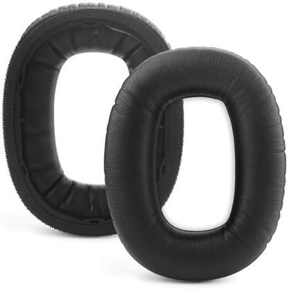 Ear Pads Replacement Ear Cushions Compatible with Marshall Monitor II Active Noise Canceling Over-Ear Bluetooth Headphone Softer Protein Leather High-Density Memory Foam Earpads Ear Cups Cover - Black