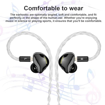 SE215 Cable Compatible with Shure SE215, SE215 Pro, SE315, SE425, SE425 Pro, SE535, SE846, AONIC 3, AONIC 4, AONIC 5, UE900 Earphones, MMCX Audio Cable with 2.5mm/3.5mm/4.4mm Plug, 4ft