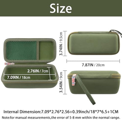 khanka Hard Travel Case Replacement for Sonos Roam 2 / Sonos Roam Portable Smart Bluetooth Speaker - color: Green